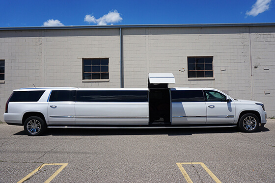 elite white limo