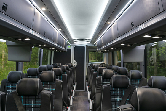 premium features in a bus