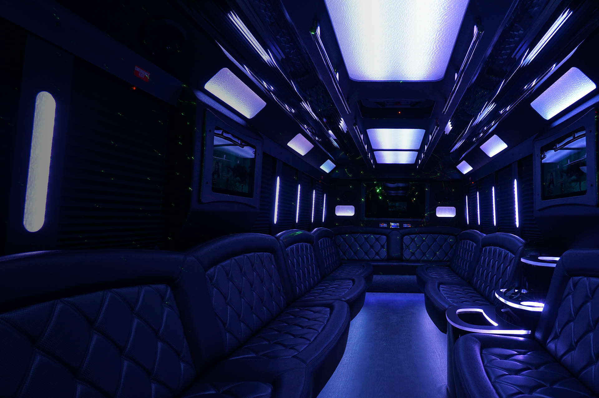 refreshment bars in a bus